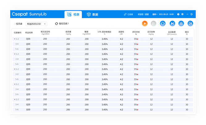 油氣檢測軟件UI界面設(shè)計